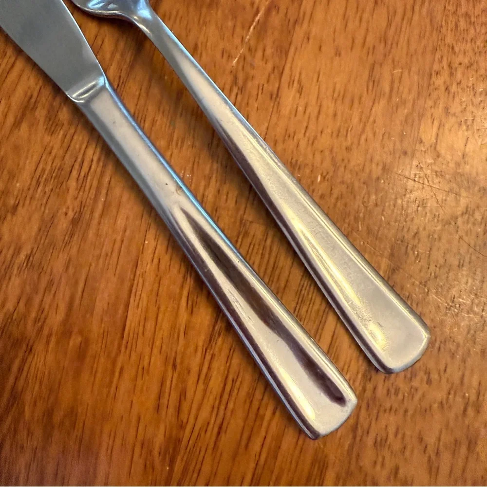Hampton Silversmiths Stainless 235 Flatware Replacement Pcs 1 Knife 1 Salad Fork